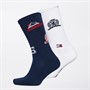 Tommy Hilfiger Two Pack Patch Socks Navy