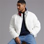Tommy Hilfiger Mens Dna Collar Puffer Coat Ecru