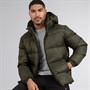 Tommy Hilfiger Mens Essential Down Coat Pewter Green