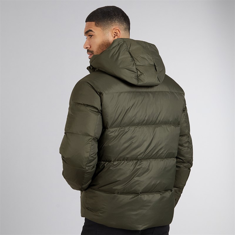 Tommy Hilfiger Mens Essential Down Coat Pewter Green