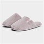 Tommy Hilfiger Womens Faux Fur Mule Slippers Lilac Dusk