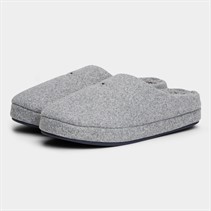 Tommy Hilfiger Mens Felt Low Back Slippers Universal Grey