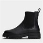 Tommy Hilfiger Womens Pebble Grain Leather Chelsea Boots Black