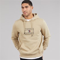Tommy Hilfiger Mens Graphic Hoodie Surplus Khaki