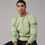 Tommy Hilfiger Mens Sleeve Badge Sweatshirt Earth Sage