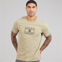 Tommy Hilfiger Mens Graphic T-Shirt Surplus Khaki