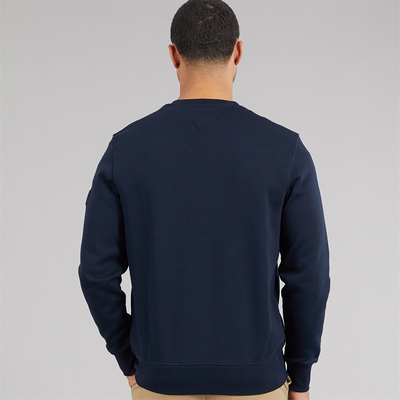 Tommy Hilfiger Mens Sleeve Badge Sweatshirt Desert Sky