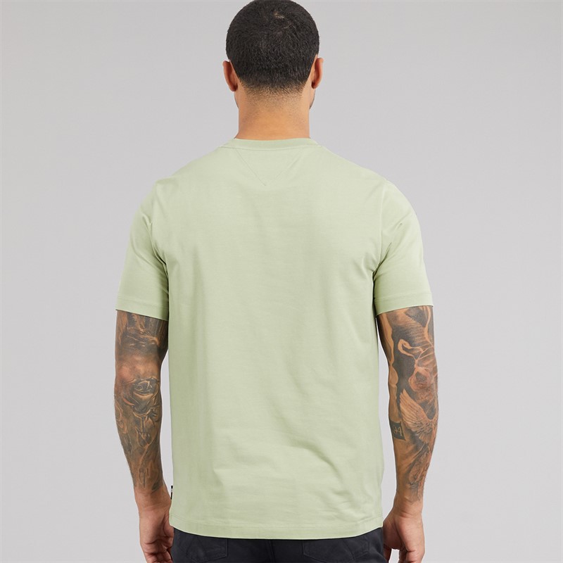 Tommy Hilfiger Mens Graphic T-Shirt Earth Sage