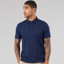 Tommy Hilfiger Mens Interlock Polo Shirt Carbon Navy