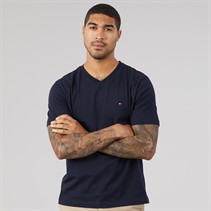 Tommy Hilfiger Mens Essential V-Neck T-Shirt Desert Sky
