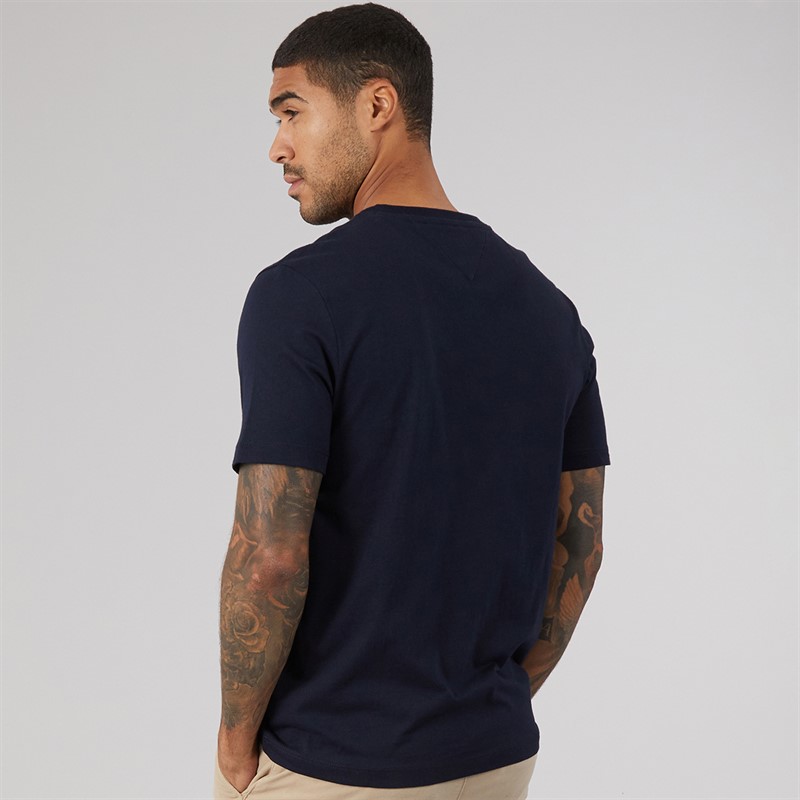 Tommy Hilfiger Mens Essential V-Neck T-Shirt Desert Sky