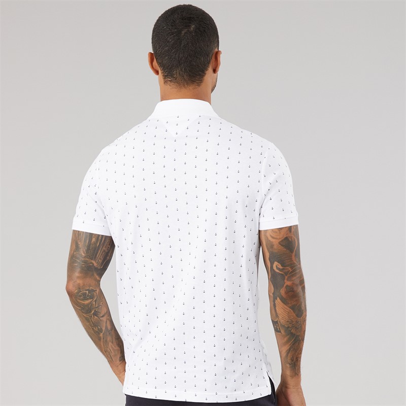 Tommy Hilfiger Mens Interlock Polo Shirt White