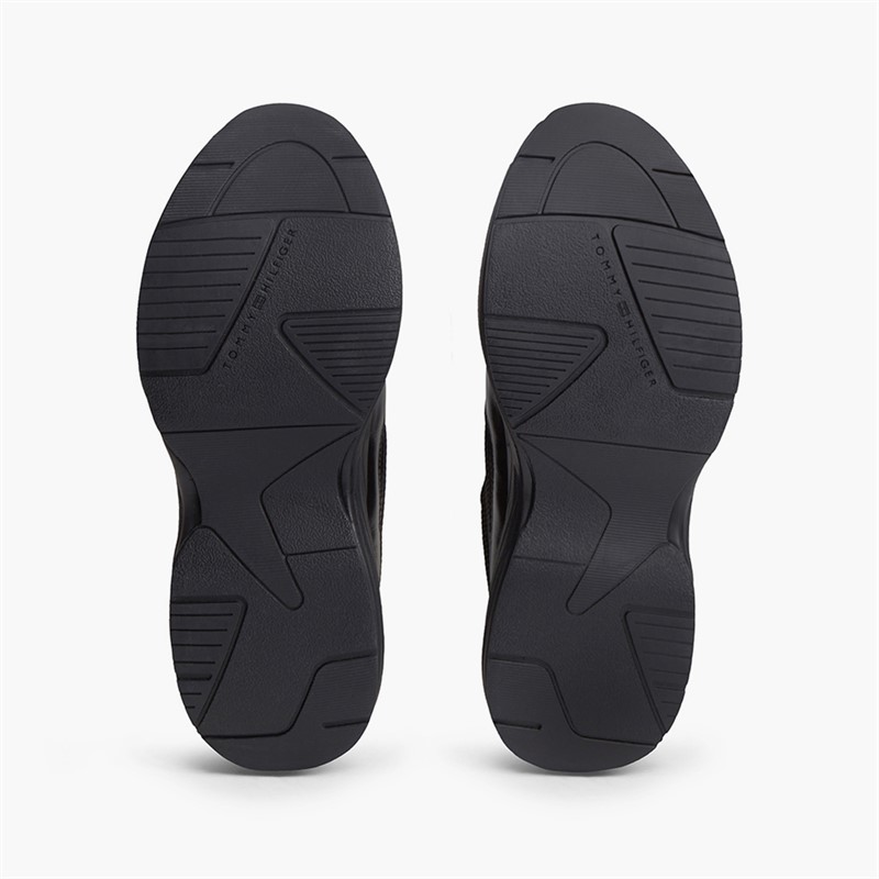 Tommy Hilfiger Womens Modern Runner Trainers Black