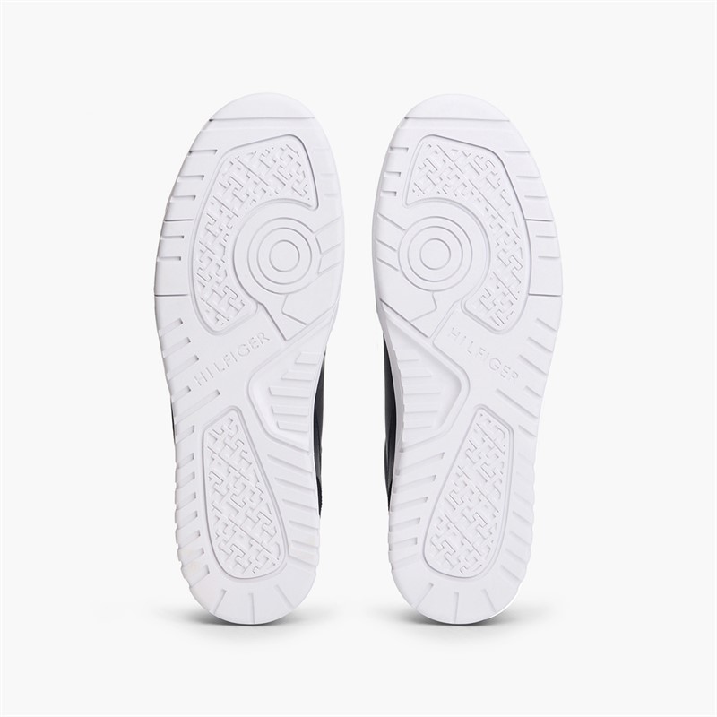 Tommy Hilfiger Mens Basket Core Trainers Desert Sky/Universal Grey