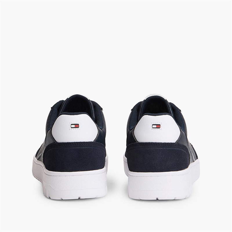 Tommy Hilfiger Mens Basket Core Trainers Desert Sky/Universal Grey