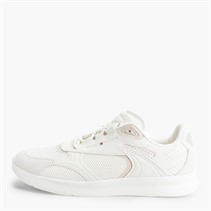 Tommy Hilfiger Mens Lightweight Runner Trainers Ecru