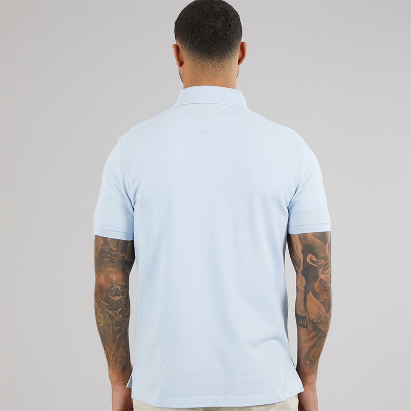 Tommy Hilfiger Mens 1985 Regular Polo Shirt Sky Blue