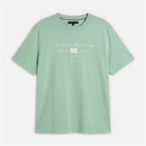 Tommy Hilfiger Mens Plus Brand Love T-Shirt Crushed Mint