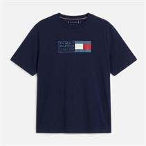 Tommy Hilfiger Mens Plus Brand Love T-Shirt Desert Sky