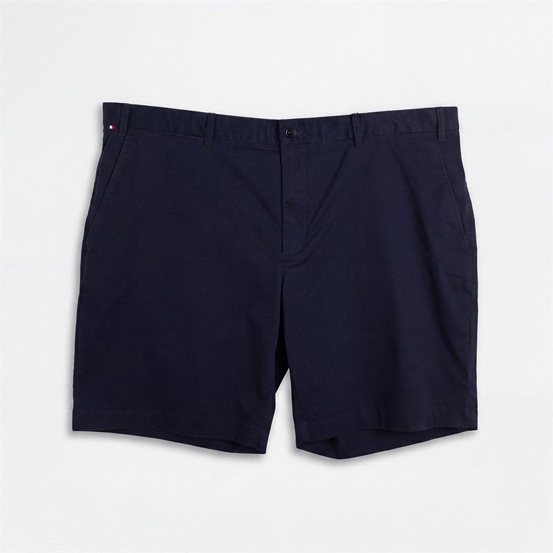 Tommy Hilfiger Mens Denton 9.5 Essential Chino Shorts Desert Sky