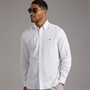 Tommy Hilfiger Mens Linen Blend Long Sleeve Shirt White