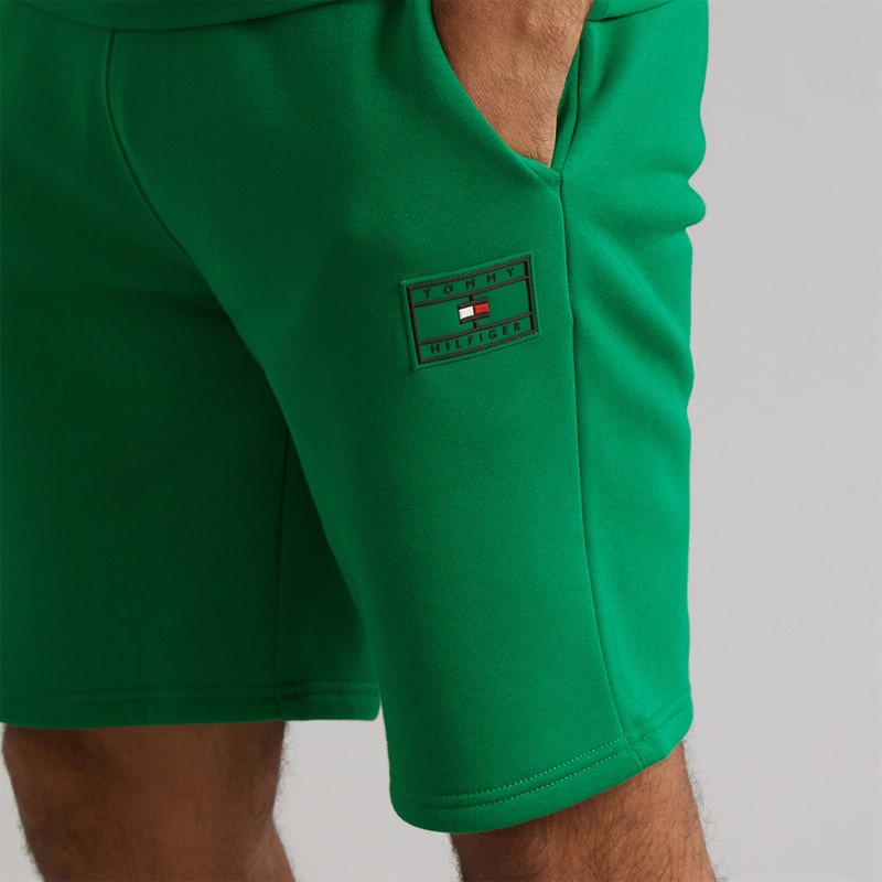 Tommy Hilfiger Mens Graphic Shorts Nouveau Green