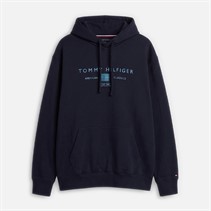 Tommy Hilfiger Mens Plus Brand Love Hoodie Desert Sky