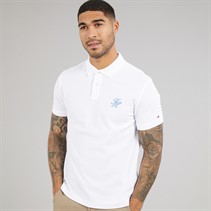 Tommy Hilfiger Mens TH Script Polo Shirt White