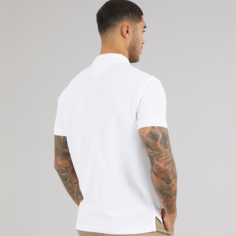 Tommy Hilfiger Mens TH Script Polo Shirt White