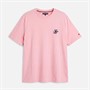 Tommy Hilfiger Mens Plus Script Monogram T-Shirt Classic Pink
