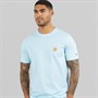 Tommy Hilfiger Mens Script Monogram T-Shirt Keepsake Blue