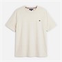 Tommy Hilfiger Mens Plus Flag T-Shirt Ivory Petal