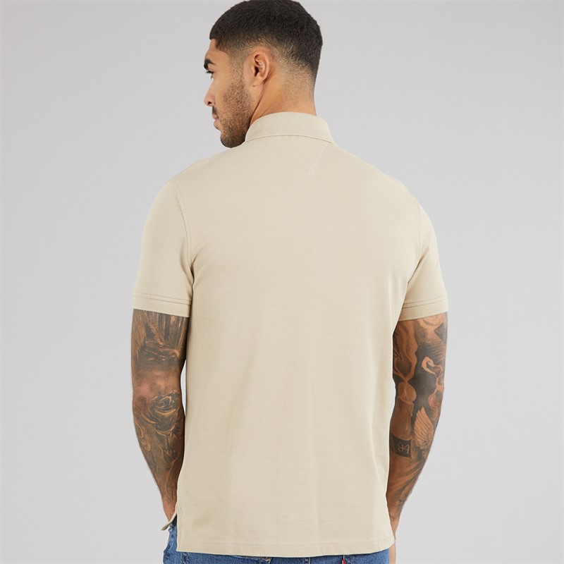 Tommy Hilfiger Mens 1985 Regular Polo Shirt Sandalwood