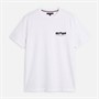 Tommy Hilfiger Mens Plus Photo Print Hilfiger T-Shirt White