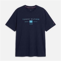 Tommy Hilfiger Mens Plus Brand Love T-Shirt Desert Sky