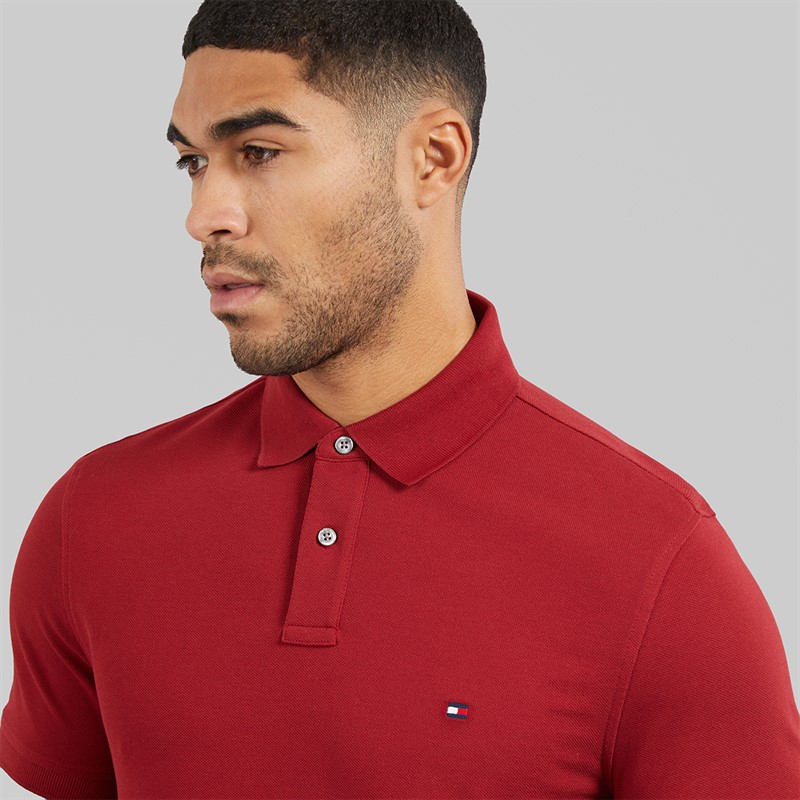 Tommy Hilfiger Mens 1985 Regular Polo Shirt Regatta Red