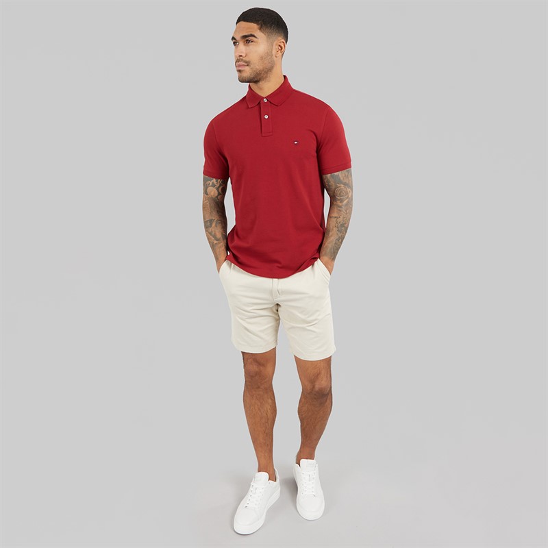 Tommy Hilfiger Mens 1985 Regular Polo Shirt Regatta Red