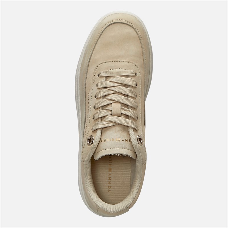 Tommy Hilfiger Womens Modern Court Trainers Muslin