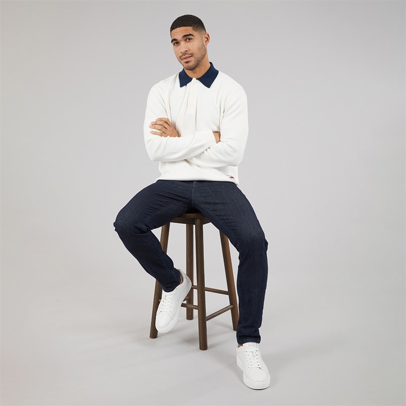 Tommy Hilfiger Mens Slim Bleecker Jeans Stew Blue