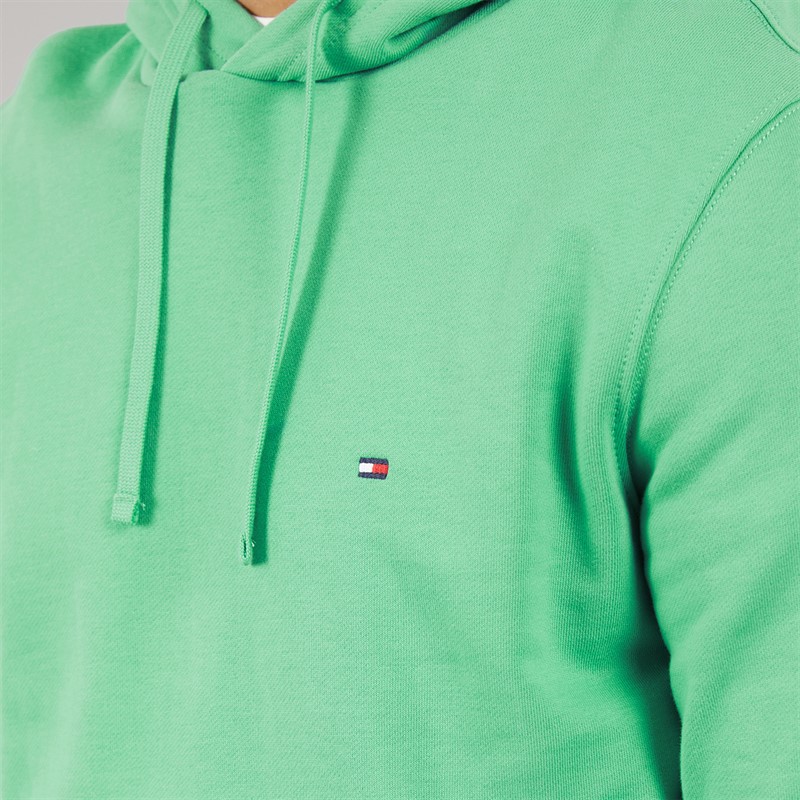 Tommy Hilfiger Mens Essential Terry Hoodie Fort Green