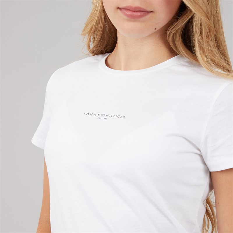 Tommy Hilfiger Girls Mini Corp T-Shirt White