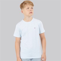 Tommy Hilfiger Boys Essential Cotton T-Shirt Breezy Blue Heather
