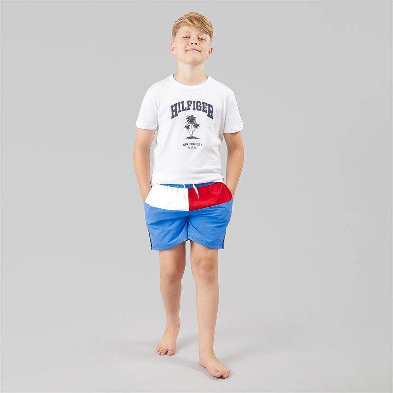 Tommy Hilfiger Boys Swim Trunks Blue Spell