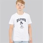 Tommy Hilfiger Boys Palm Print T-Shirt White