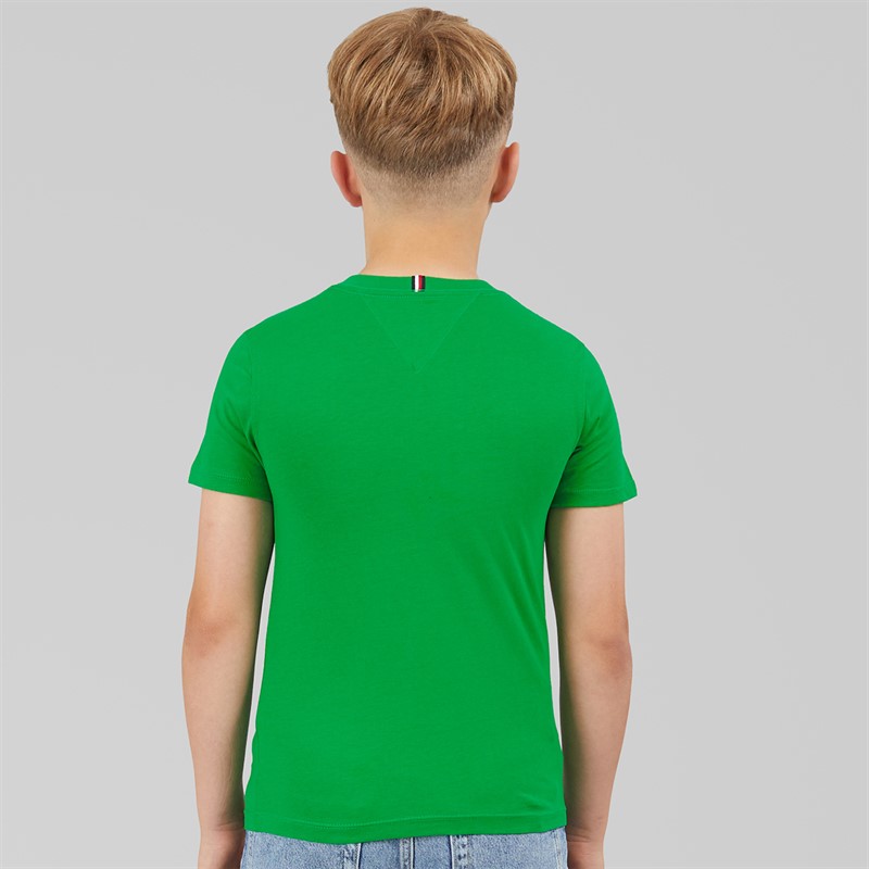 Tommy Hilfiger Boys Essential Cotton T-Shirt Radiant Green