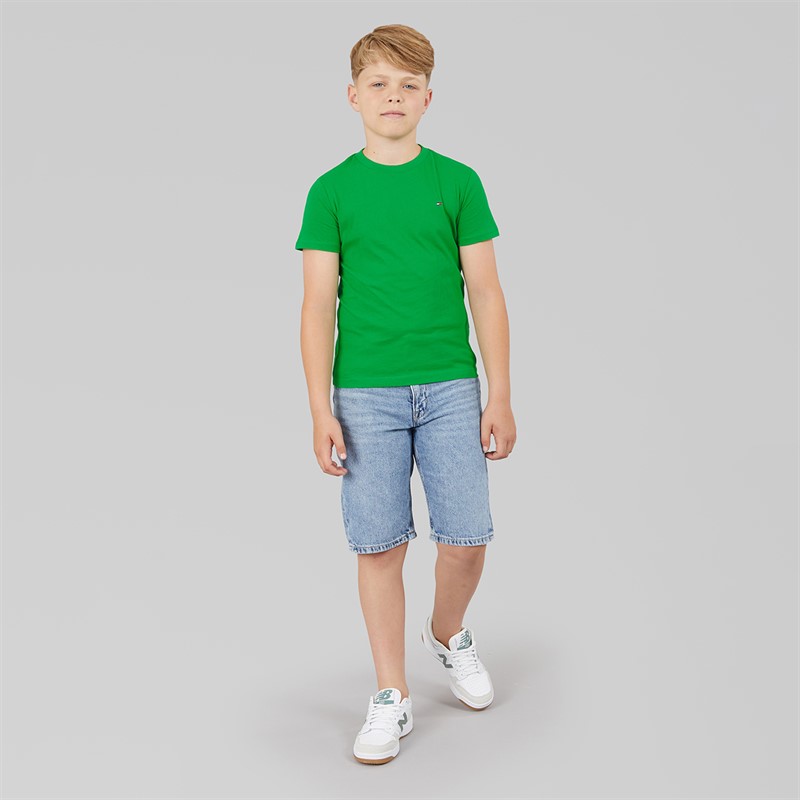 Tommy Hilfiger Boys Essential Cotton T-Shirt Radiant Green