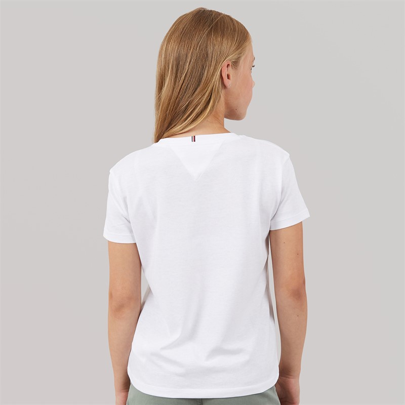 Tommy Hilfiger Girls Varsity T-Shirt White