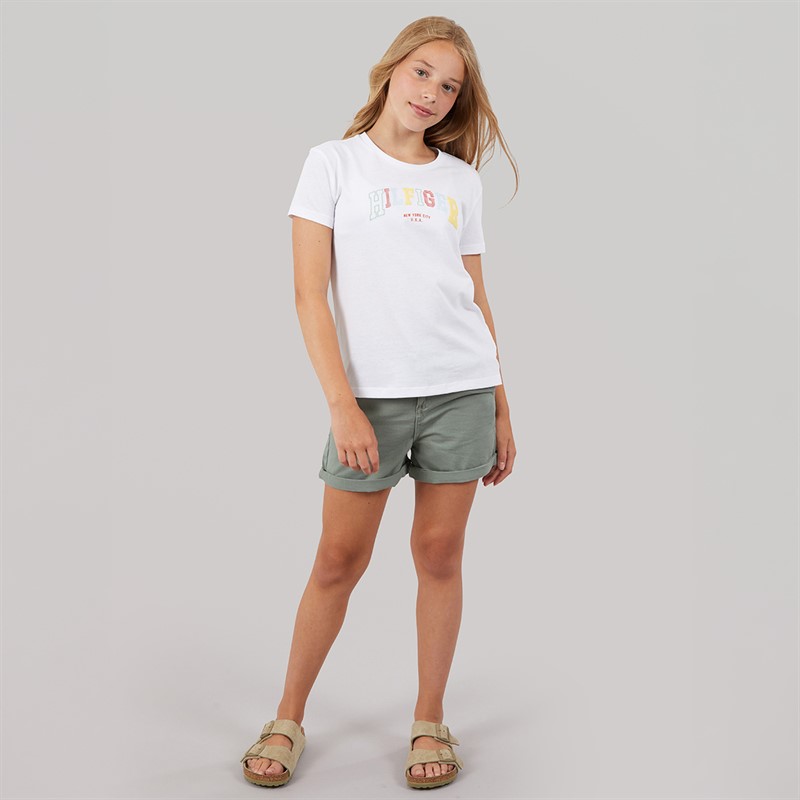 Tommy Hilfiger Girls Varsity T-Shirt White