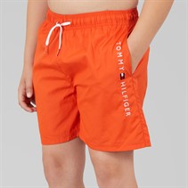 Tommy Hilfiger Boys Swim Trunks Brilliant Orange