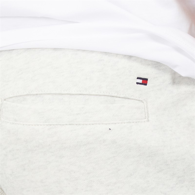 Tommy Hilfiger Boys Jersey Cargo Shorts Snow White Heather